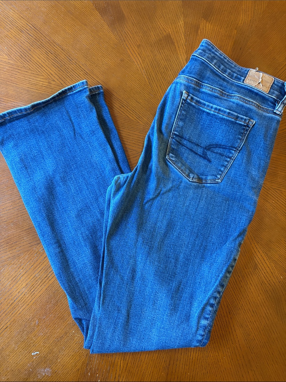 AE Hi rise skinny kick stretch denim jeans size 10 regular